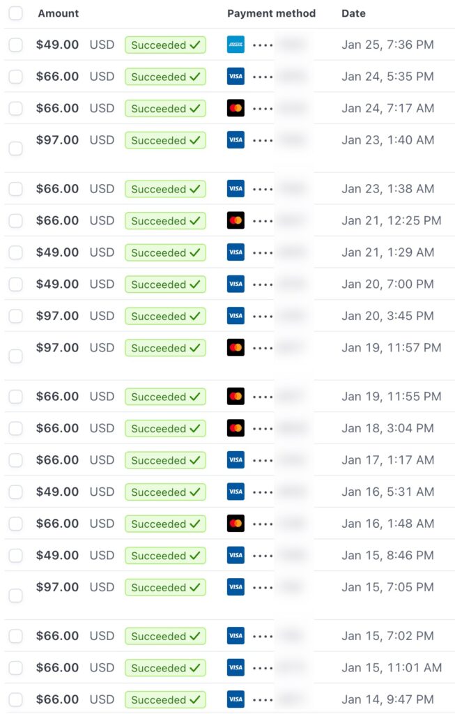 stripe screenshot mobile from january 2026